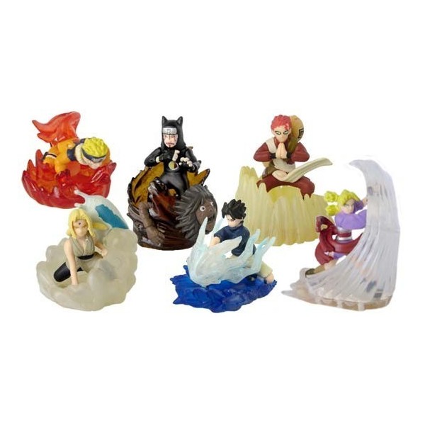 NARUTO CHAKKRA III SET DE 6 FIGURAS 6.00CM