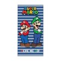 Toalla Playa Algodón 70X140Cm De Super Mario