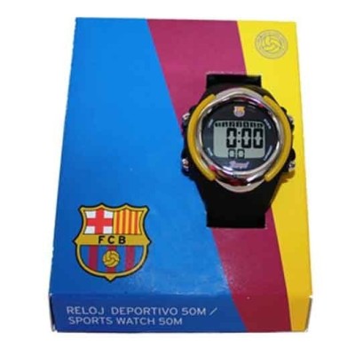RELOJ DIGITAL 5 ATM FCB BARCA