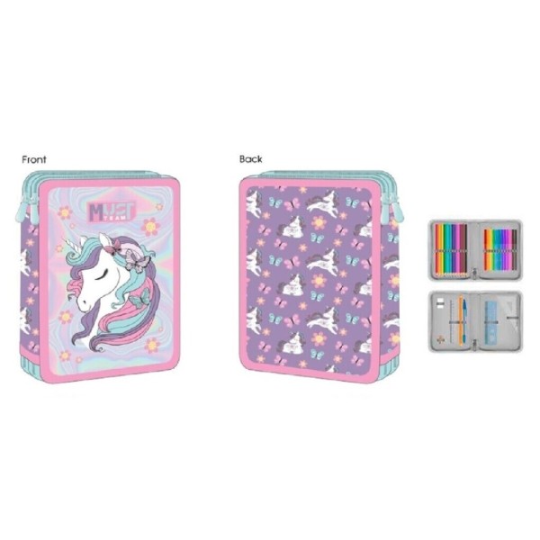 Unicornio Plumier Doble
