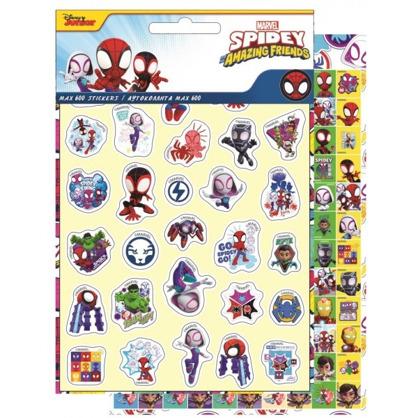 Spiderman Pegatinas Congeladas 600