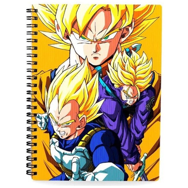 Dragon Ball Cuaderno De Anillas 3D Vegeta