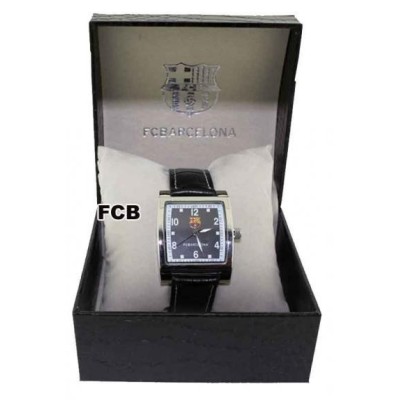 Reloj Analogico Caballero Cuadrado Fcb Barca