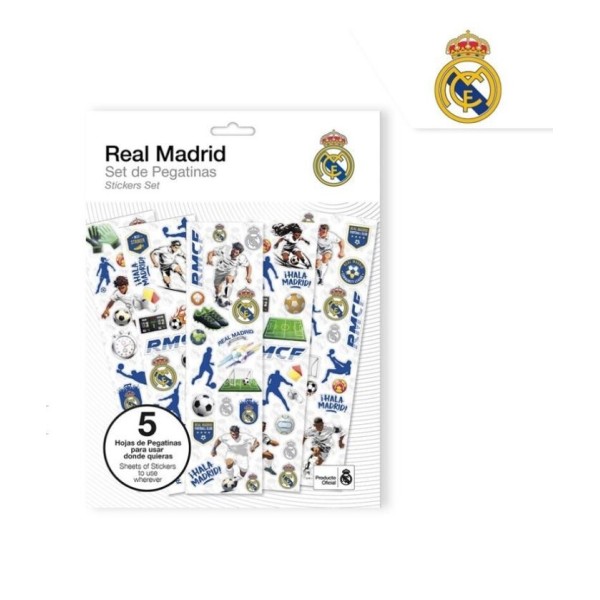 Real Madrid Set De Pegatinas 5Hojas