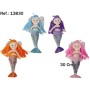 Peluche Trapo Muneca Sirenita 4Colores 30Cm