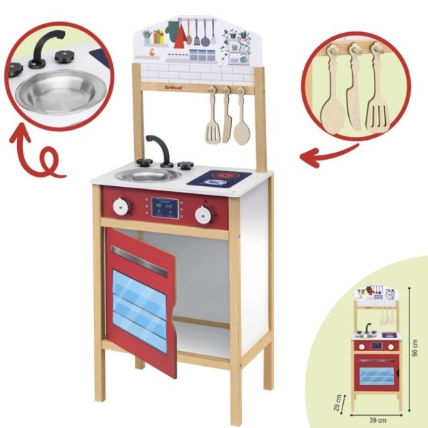 Cocina Madera 29*39*96Cm