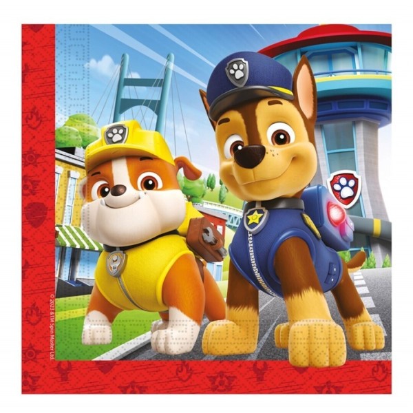 Paw Patrol Servilletas 33X33 Cm