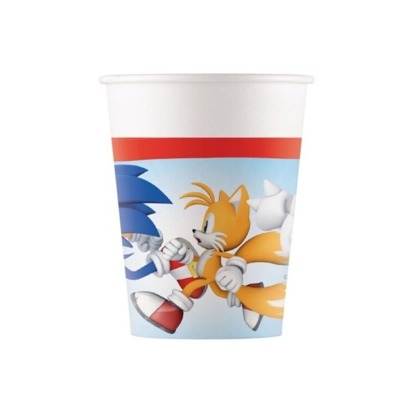 Sonic Vasos Papel 200 Ml (8 Uds)