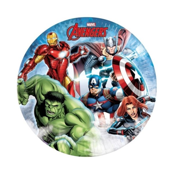 Avengers Platos Papel 23 Cm (8 Uds)
