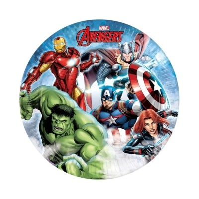 Avengers Platos Papel 23 Cm (8 Uds)