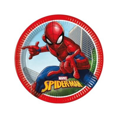 Spiderman Platos Papel 23 Cm (8 Uds)