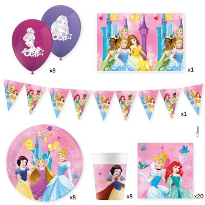 Princesas Set 6 En Caja Fiesta -Disney