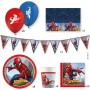 Spiderman Set 6 En Caja Fiesta