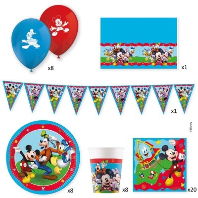 Mickey Set 6 En Caja Fiesta -Disney