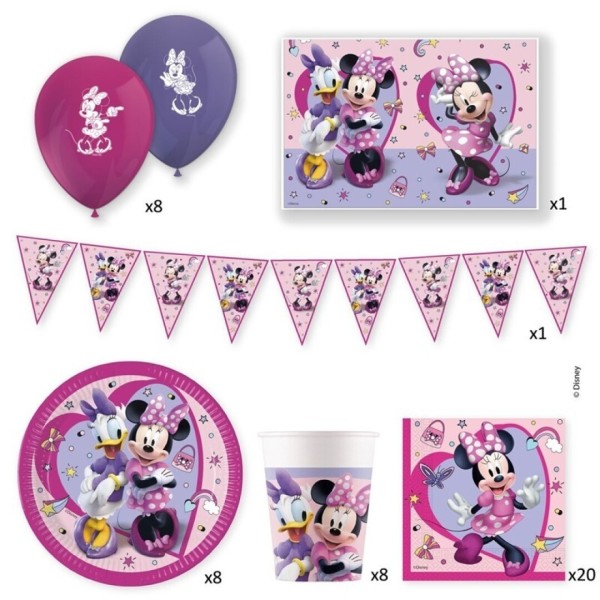 Minnie Set 6 En Caja Fiesta -Disney