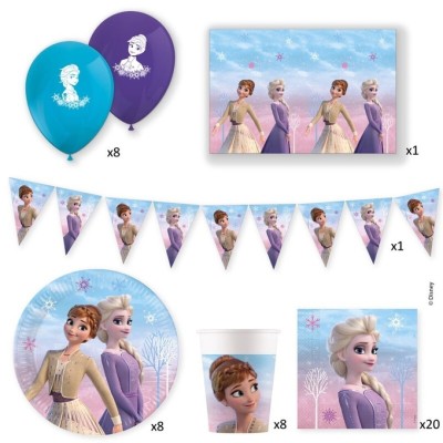 Frozen Set 6 En Caja Fiesta -Disney
