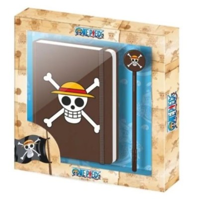 One Piece Diario Con Biligrafo
