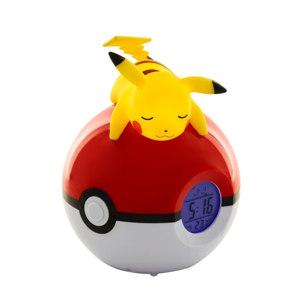 Pokemon Figura Reloj Despertador Con Luz 13*19Cm