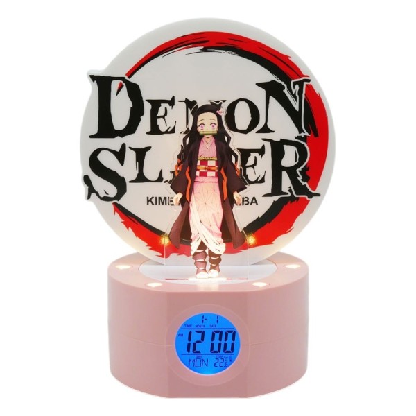 Demon Slayer Reloj Despertador Con Luz 18*23Cm