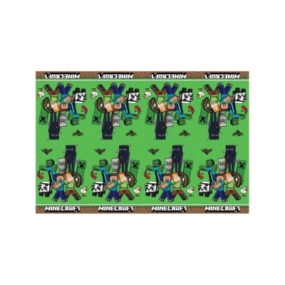 Minecraft Mantel Plastico 120X180Cm