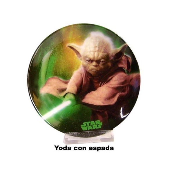 Yoda Con Espada En Platito Decoracion Star War