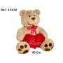 Oso Peluche Corazon Te Quiero 95Cm 8423143131325