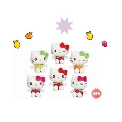 Hello Kitty Peluche Beans Fruits Scented 6Mod 12Cm