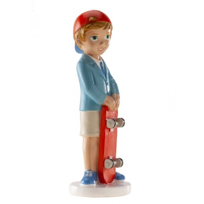 Figura De Comunion Nino Con Patinete 16Cm