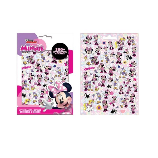 Minnie Set De Pegatina 4Hojas 300U