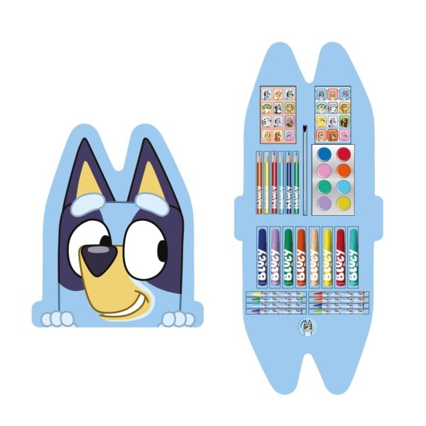 Bluey Set Papeleria De Coloreable