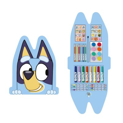 Bluey Set Papeleria De Coloreable