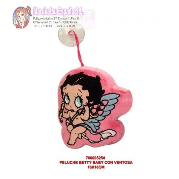 Peluche Betty Baby Con Ventosa 16X18Cm
