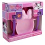 Minnie Set 4 Pcs Vajilla Pp Forma (Plato, Cuentco Y Cubiertos) En Caja
