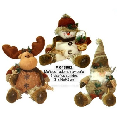 Peluches De Navidad 3Modelos