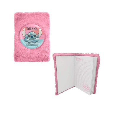 Stitch Libreta Peluche Soft