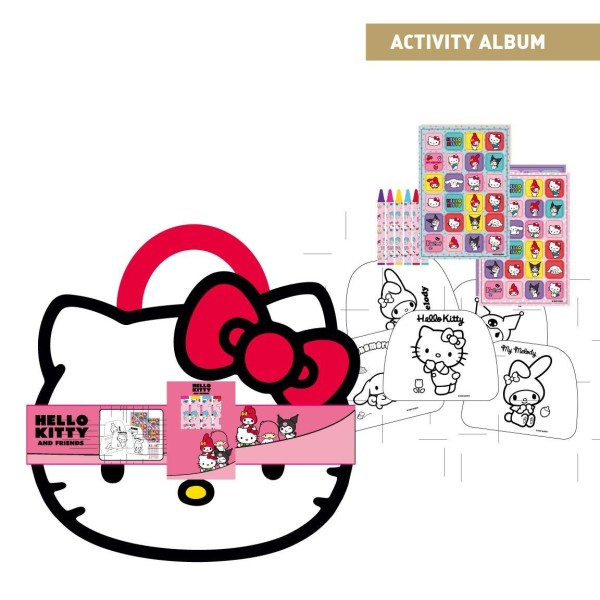 Hello Kitty Album Actividades Coloreable
