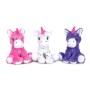 UNICORNIO PELUCHE 3 COLOR 22CM