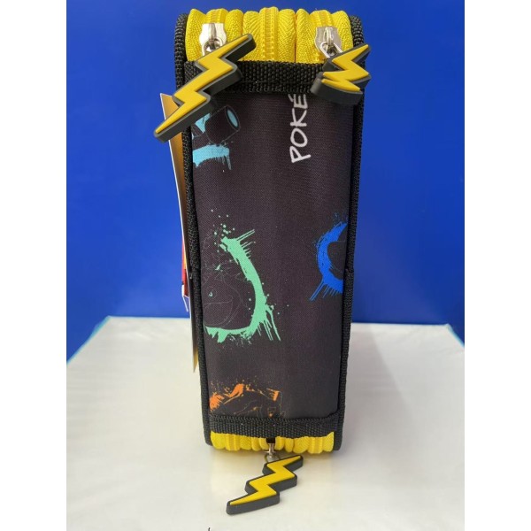 Pokemon Plumier 3 Cremallera Triple