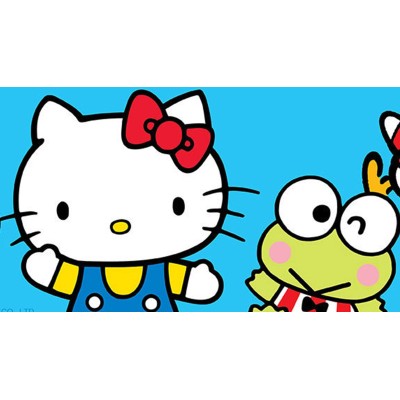 Keroppy- Hello Kitty Peluche 25Cm