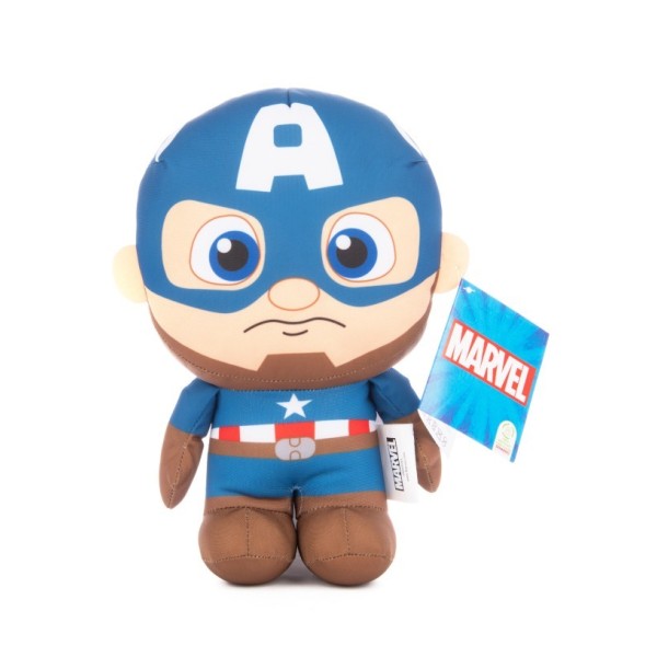 Capitan America Peluche Con Sonido 27 Cm-Marvel