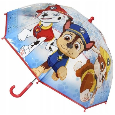 Paw Patrol Paraguas Transparente Manual 46Cm