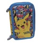 Pokemon Plumier 3 Cremallera Triple