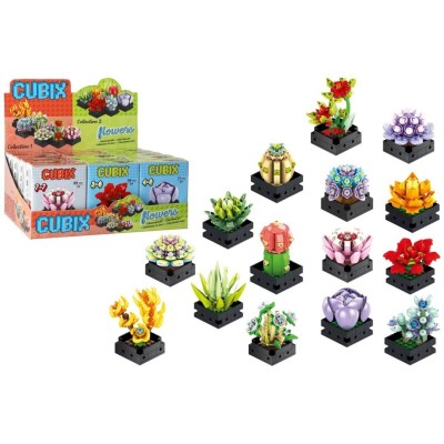 Cubix Flor Con Maceta 8Modelo 111Pcs