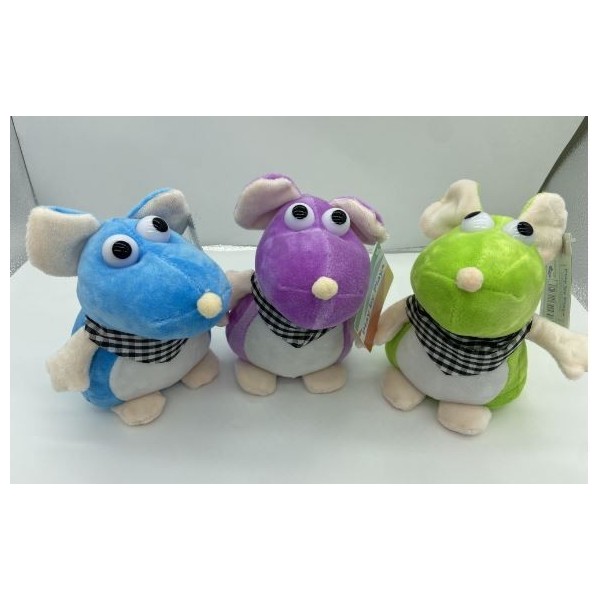 Raton Peluche 3Modelo 20Cm