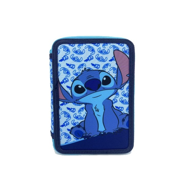 Stitch Plumier  3 Cremallera