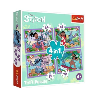 Stitch Puzzle 4 En 1