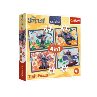 Stitch Puzzle 4 En 1