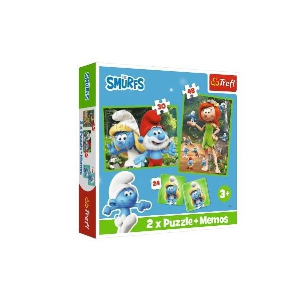 Pitufo Puzzle 2 + Memos 1