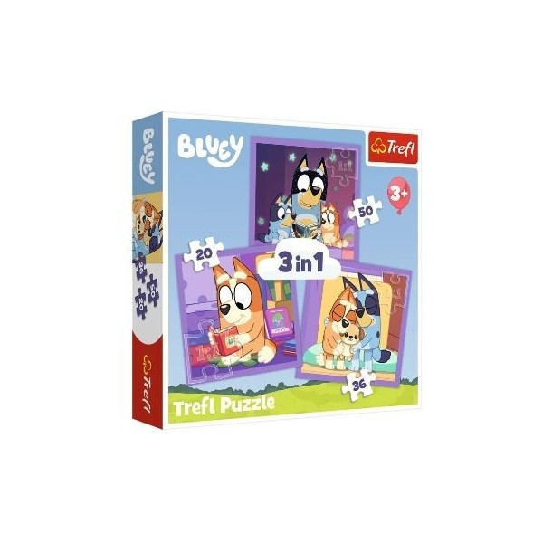 Bluey Puzzle 3 En 1