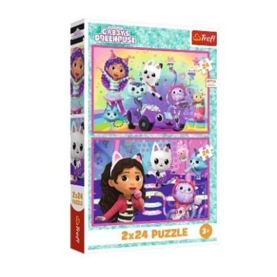 Gabby Dollhouse Puzzle 2X24
